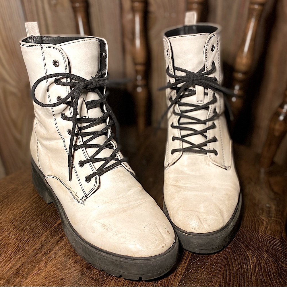 Forever 21 With Lace Up Combat Boots